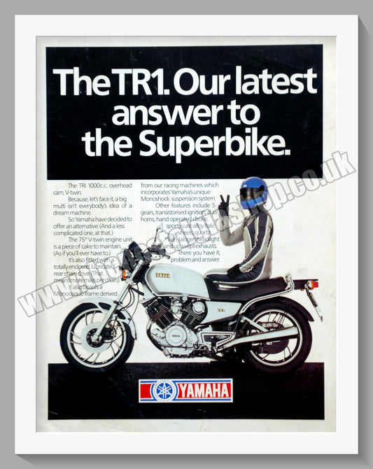 Yamaha Motorcycles. Original Advert 1981 (ref AD57960)