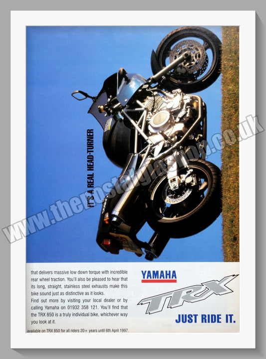 Yamaha Motorcycles. Original Advert 1997 (ref AD57965)