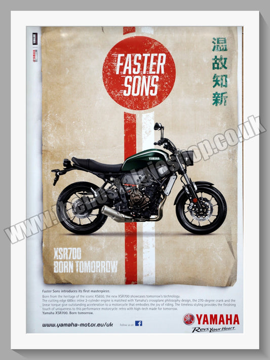 Yamaha Motorcycles. Original Advert 2015 (ref AD57967)