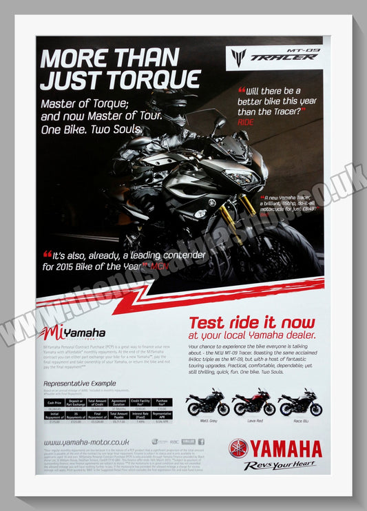 Yamaha Motorcycles. Original Advert 2015 (ref AD57968)