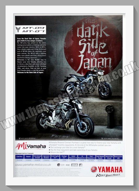 Yamaha Motorcycles. Original Advert 2014 (ref AD57970)