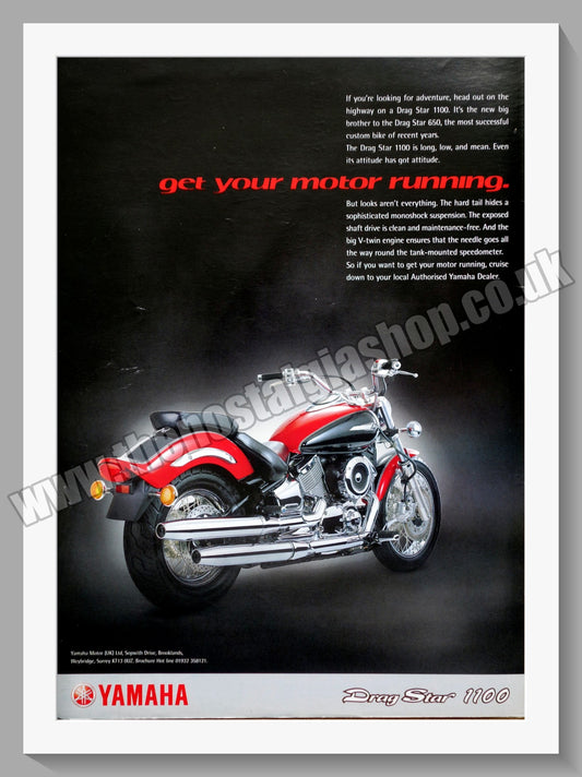 Yamaha Motorcycles. Original Advert 1999 (ref AD57971)
