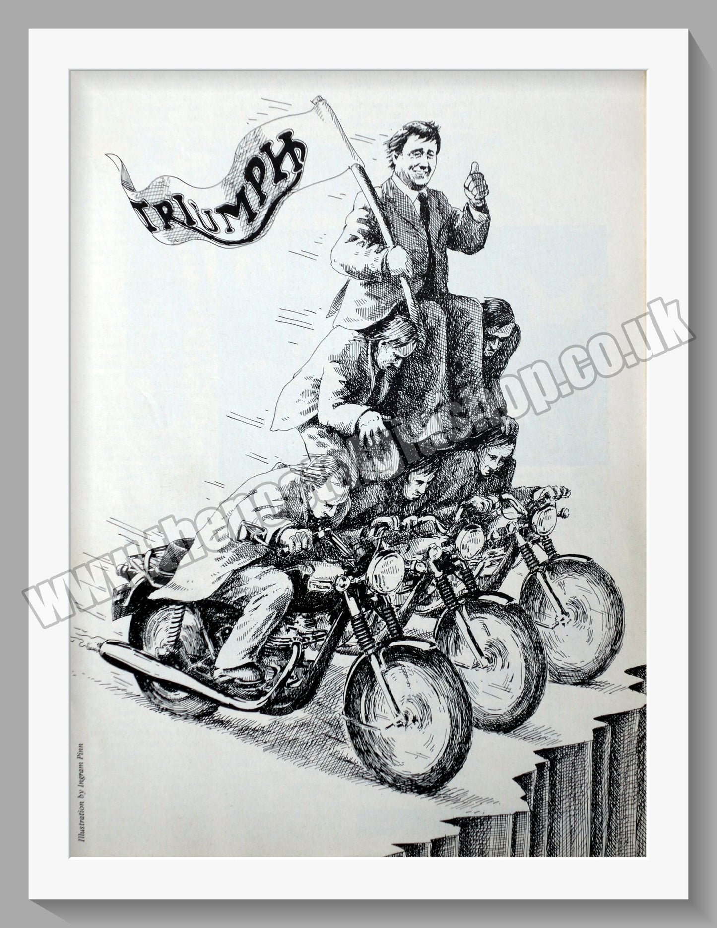 Triumph Motorcycles. Original advert 1979 (ref AD58015)