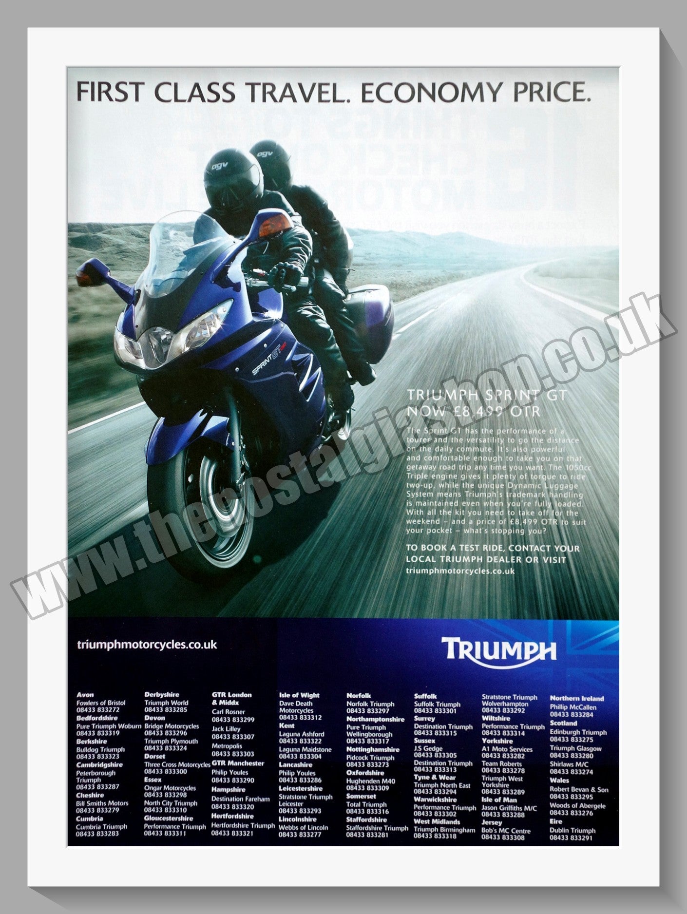 Triumph Motorcycles Tiger Explorer. Original advert 2012 (ref AD58050)
