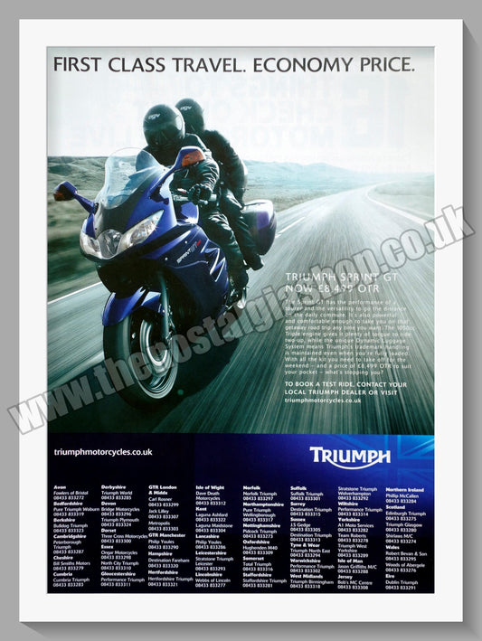 Triumph Motorcycles Tiger Explorer. Original advert 2012 (ref AD58050)