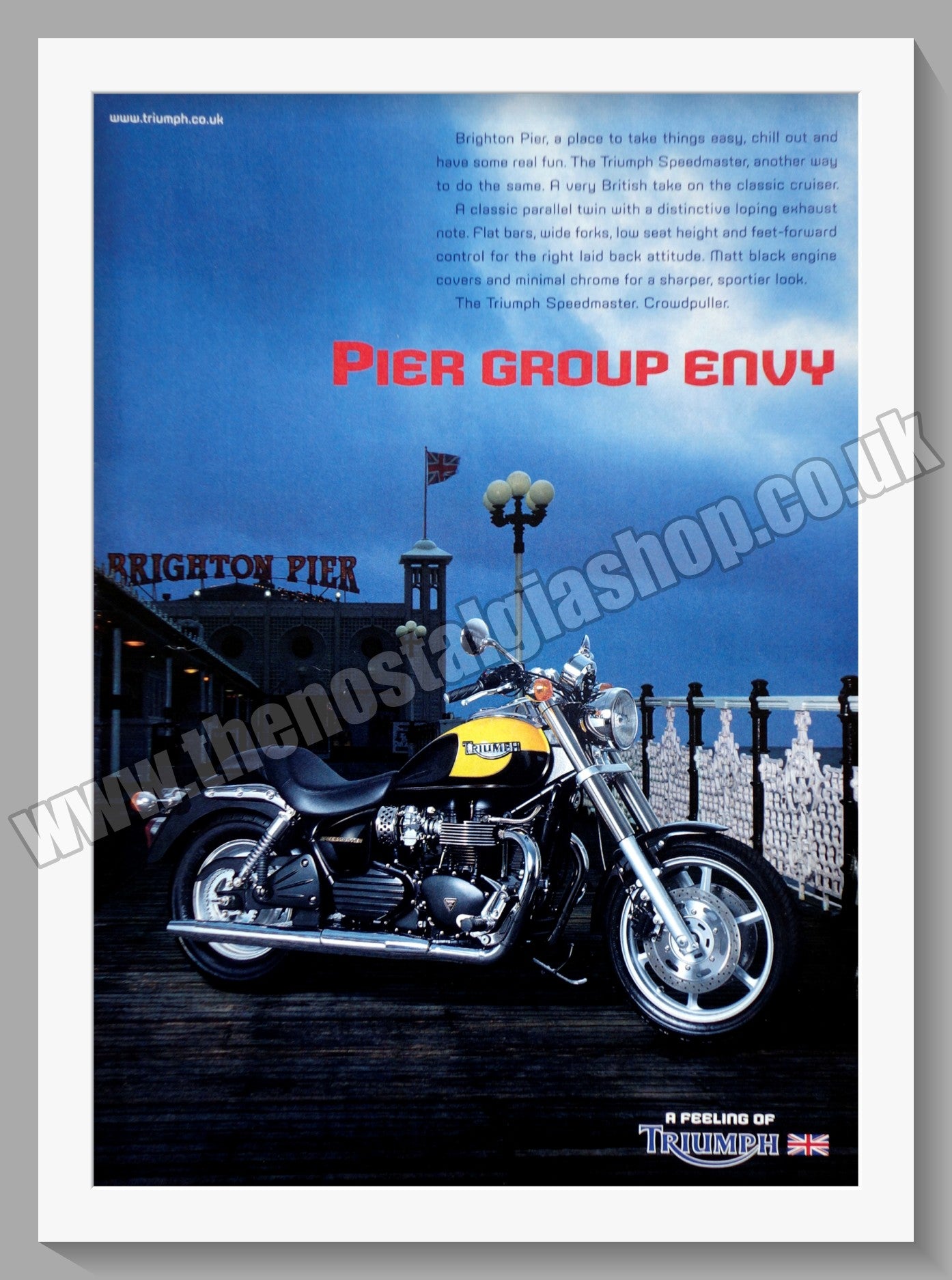 Triumph Motorcycles. Original advert 2003 (ref AD58062)