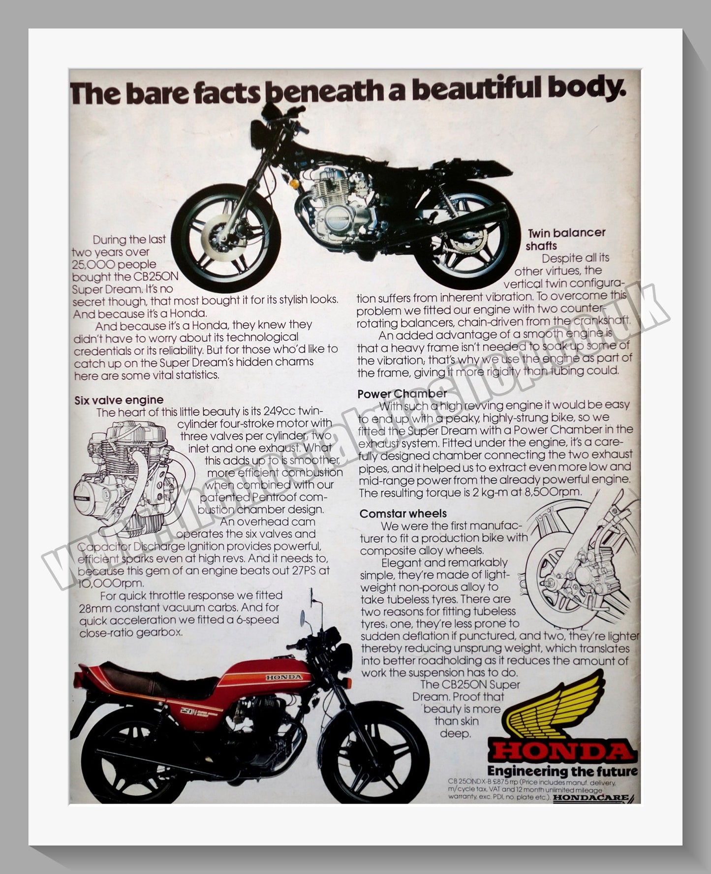 Honda Motorcycles. Original advert (ref AD58153)