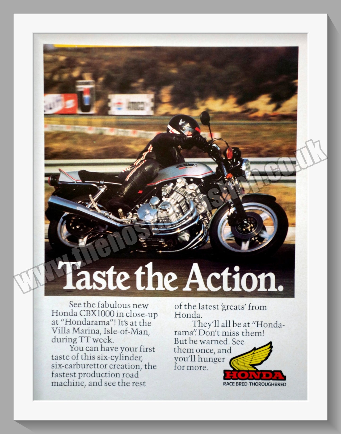 Honda CBX1000 Motorcycle. 1978 Original advert (ref AD58200)