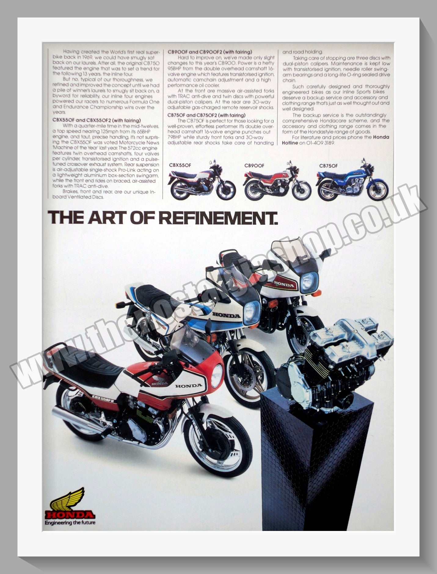 Honda Motorcycle. 1983 Original advert (ref AD58275)