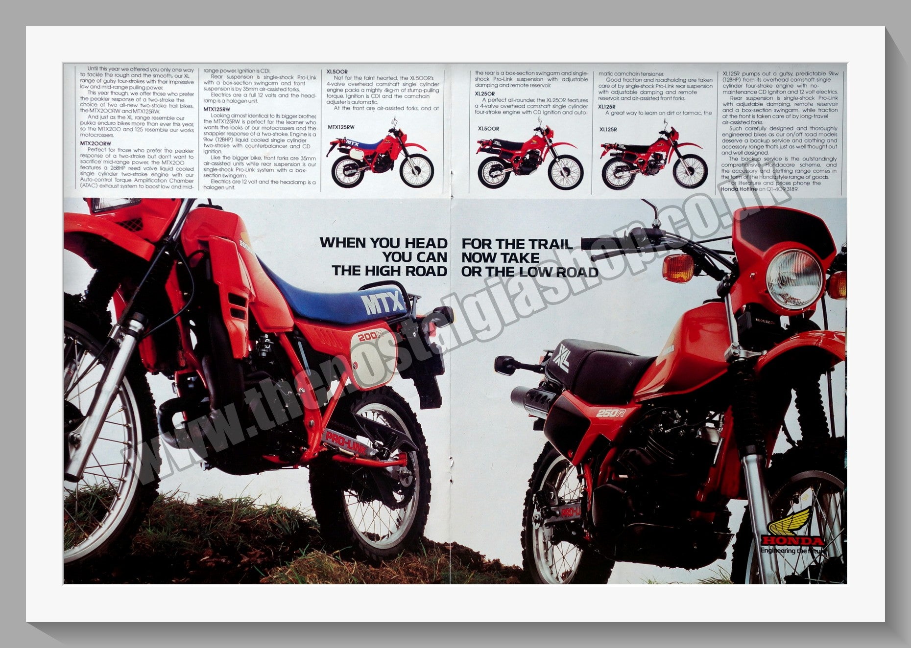 Honda Trails Original Advert 1983 (ref AD58193) – The