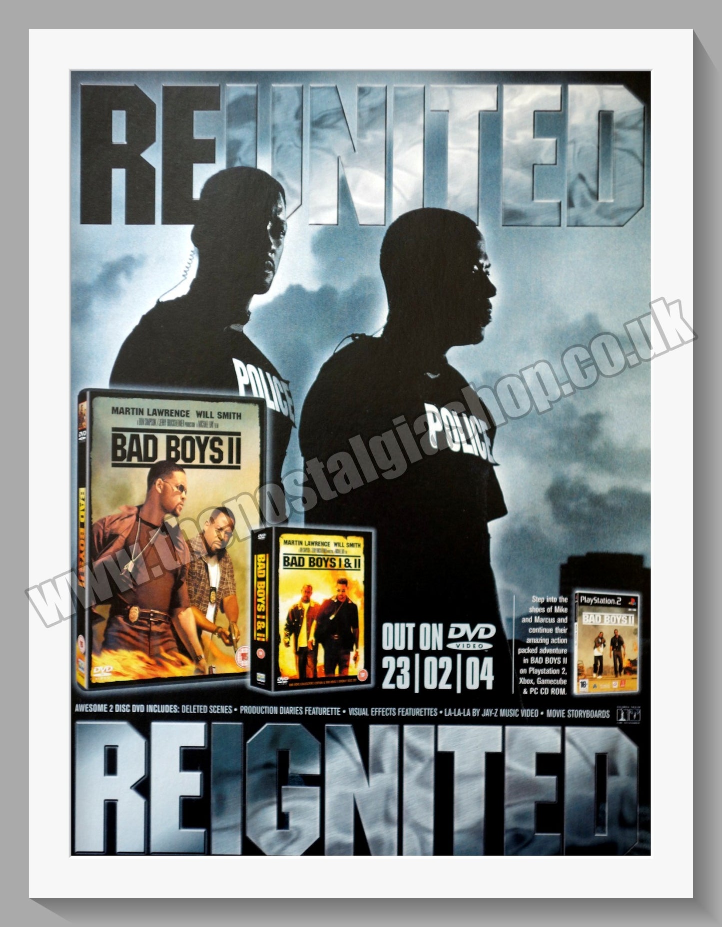 Bad Boys. 2004 Original Advert (ref AD58333)