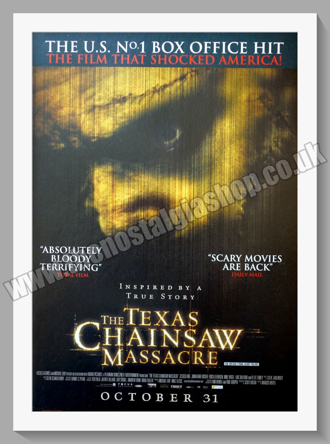 The Texas Chainsaw Massacre. 2003 Original Advert (ref AD58337)