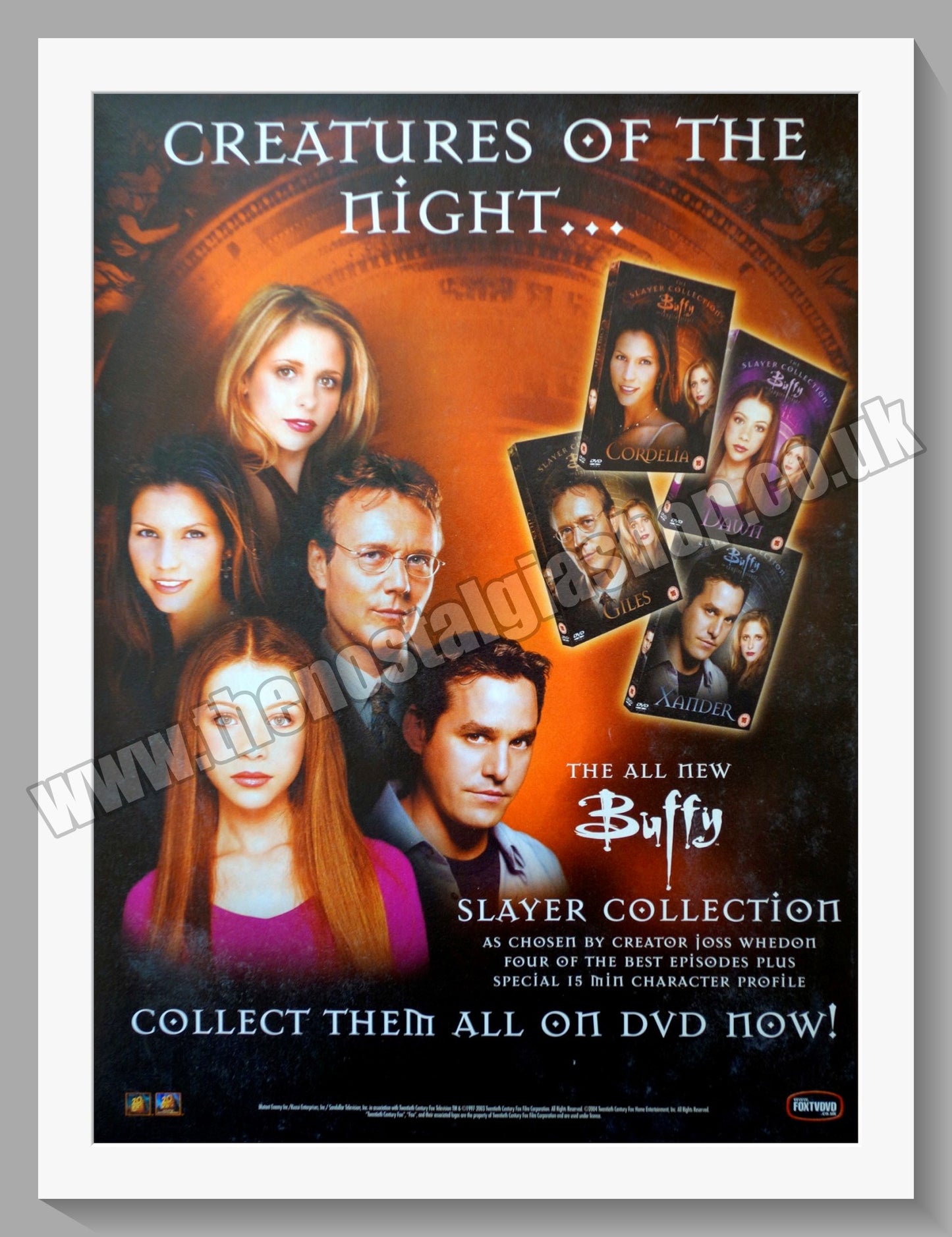 Buffy Slayer Collection. 2004 Original Advert (ref AD58338)