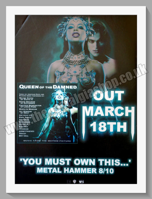 Queen Of The Damned. 2002 Set Of 3 Original Adverts (ref AD58504)