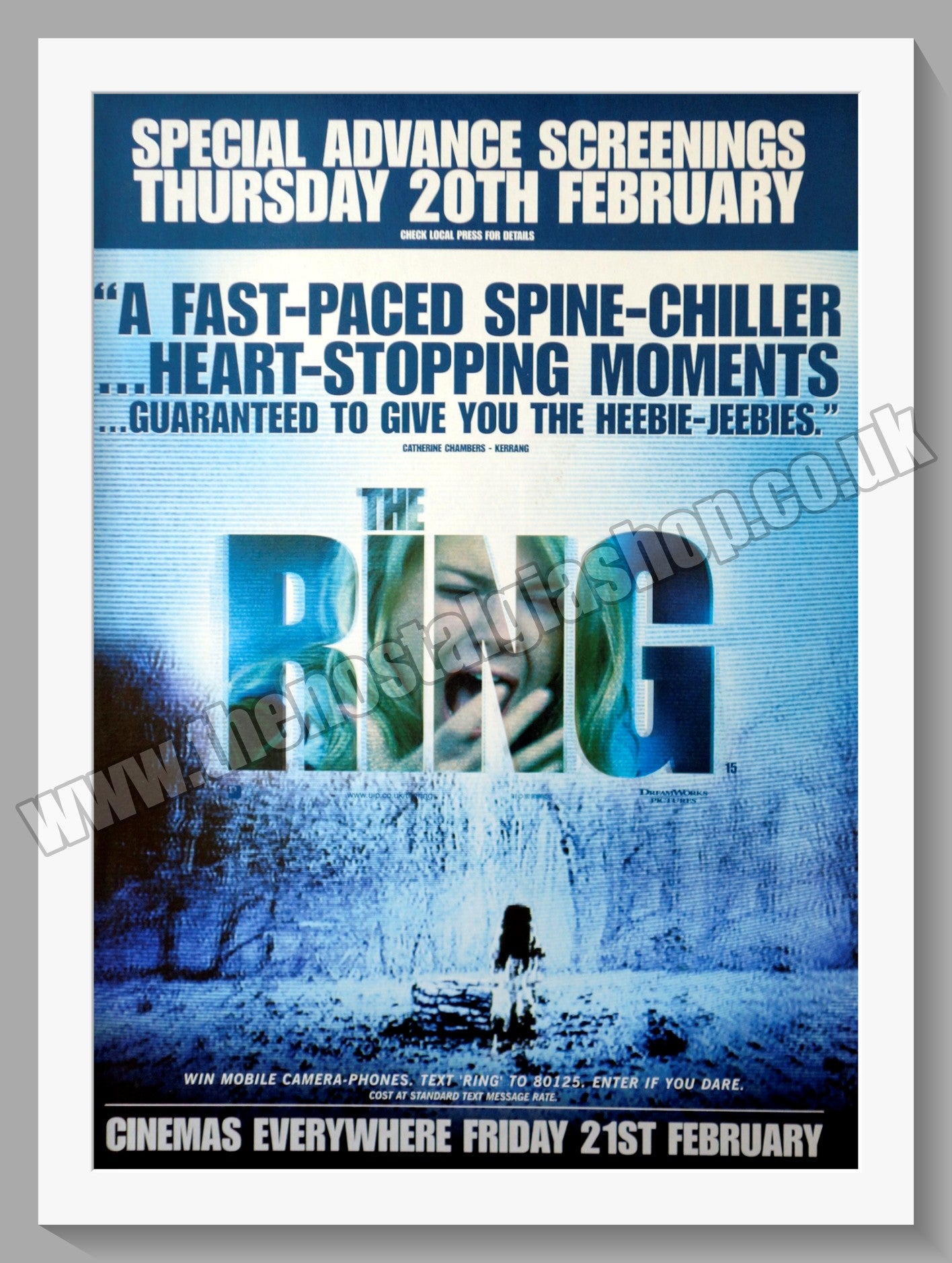 The Ring. 2003 Original Advert (ref AD58512)