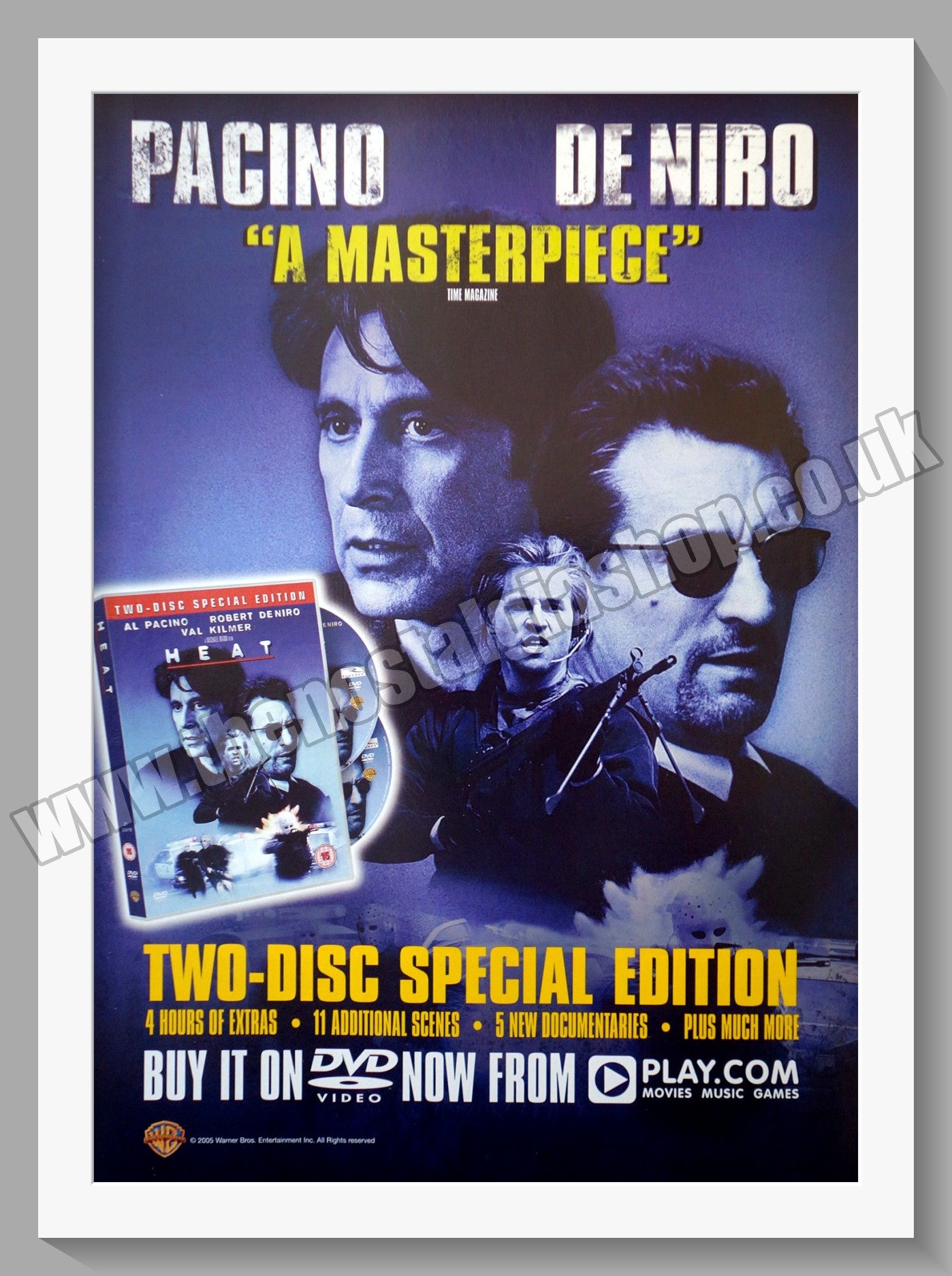 Heat Al Pacino, Robert De Niro. 2005 Original Advert (ref AD58619)
