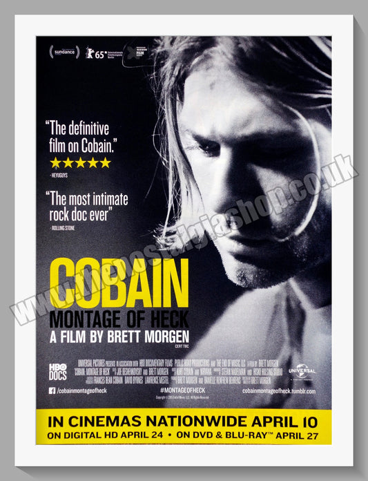 Cobain. Montage Of Heck. 2015 Original Advert (ref AD58260)