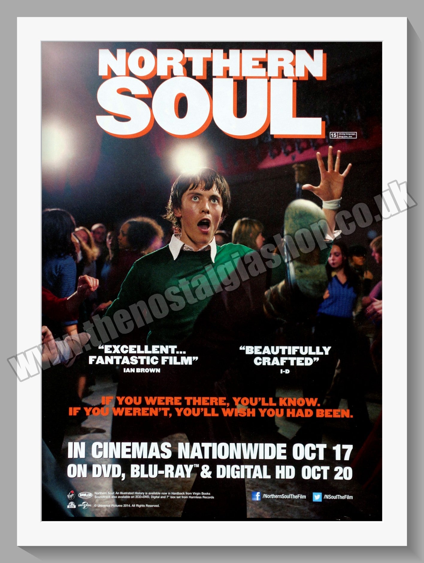 Northern Soul. The Movie. 2014 Original Advert (ref AD58290)
