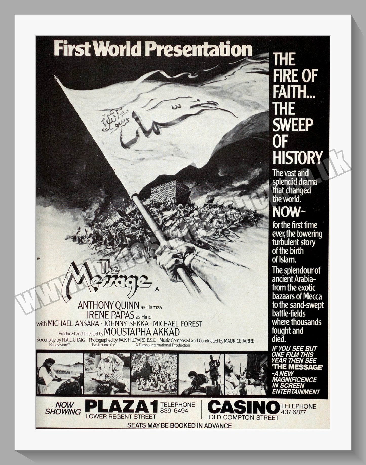The Message. 1976 Original Advert (ref AD58643)