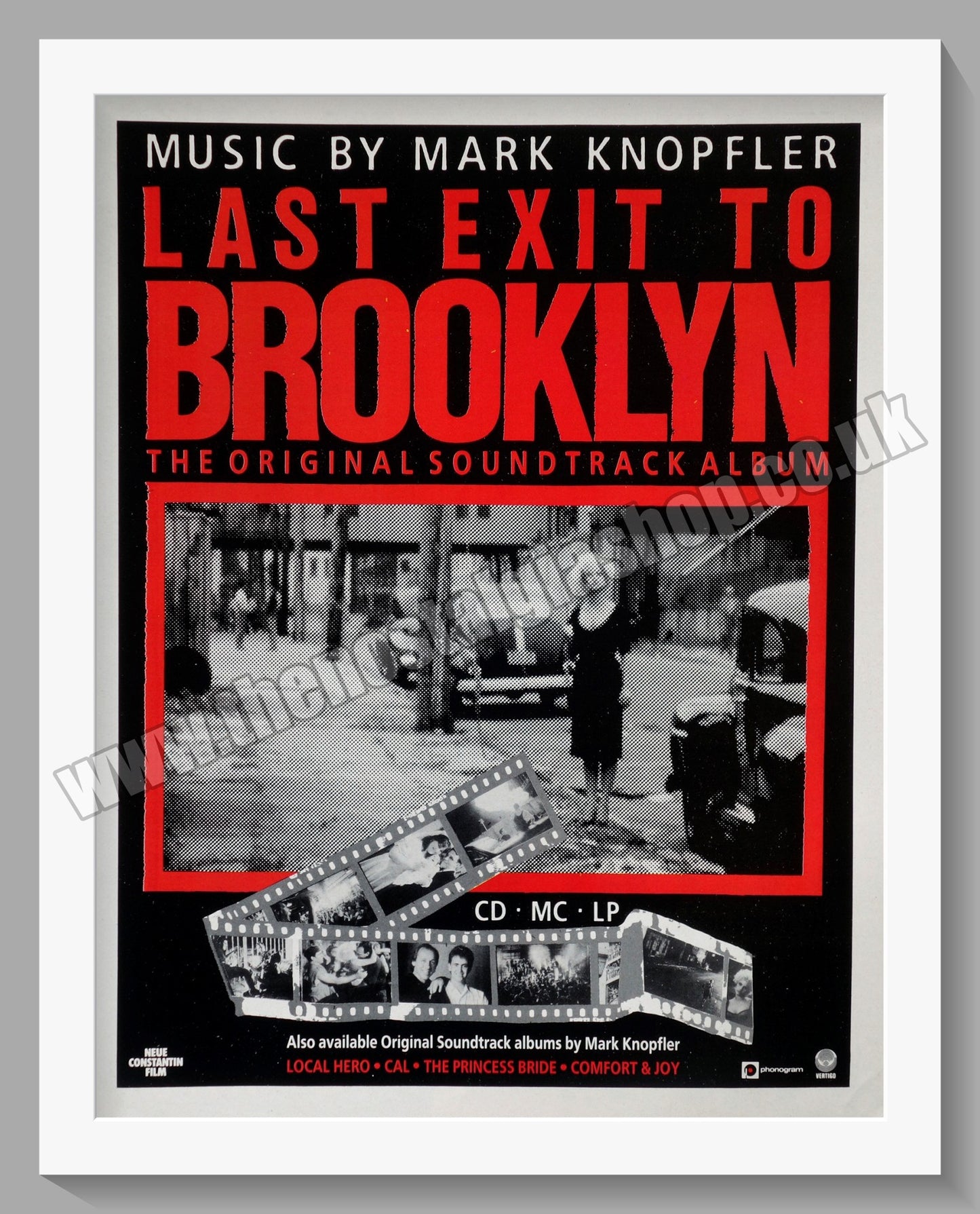 Last Exit To Brooklyn. 1989 Original Advert (ref AD58725)