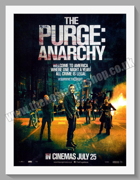 The Purge Anarchy. 2014 Original Advert (ref AD58734)