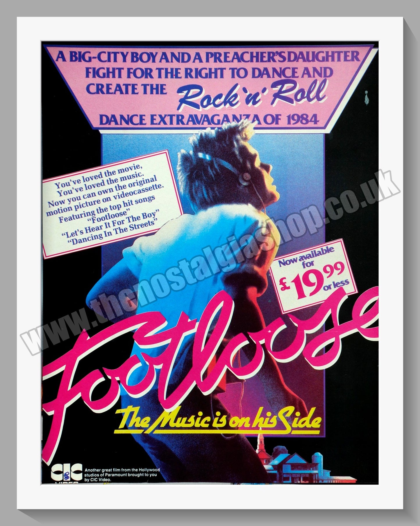 Footloose. 1984 Original Advert (ref AD58737)
