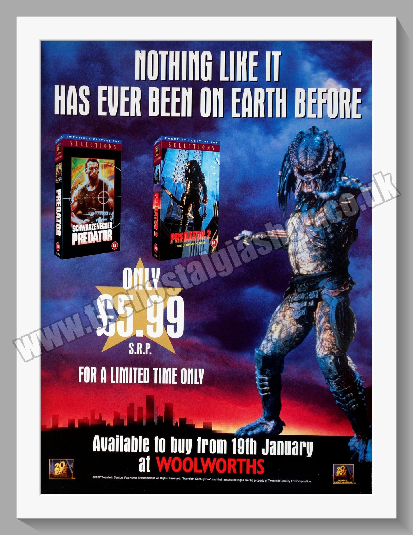 Predator. 1998 Original Advert (ref AD58742)