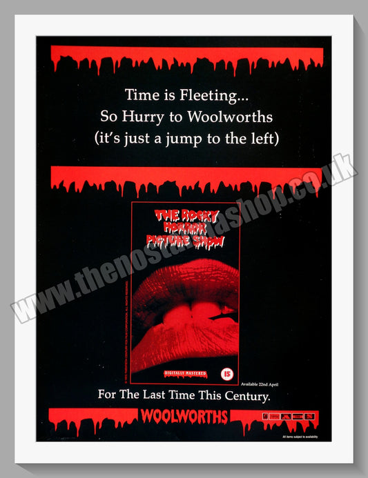 The Rocky Horror Picture Show. 1996 Original Advert (ref AD58747)