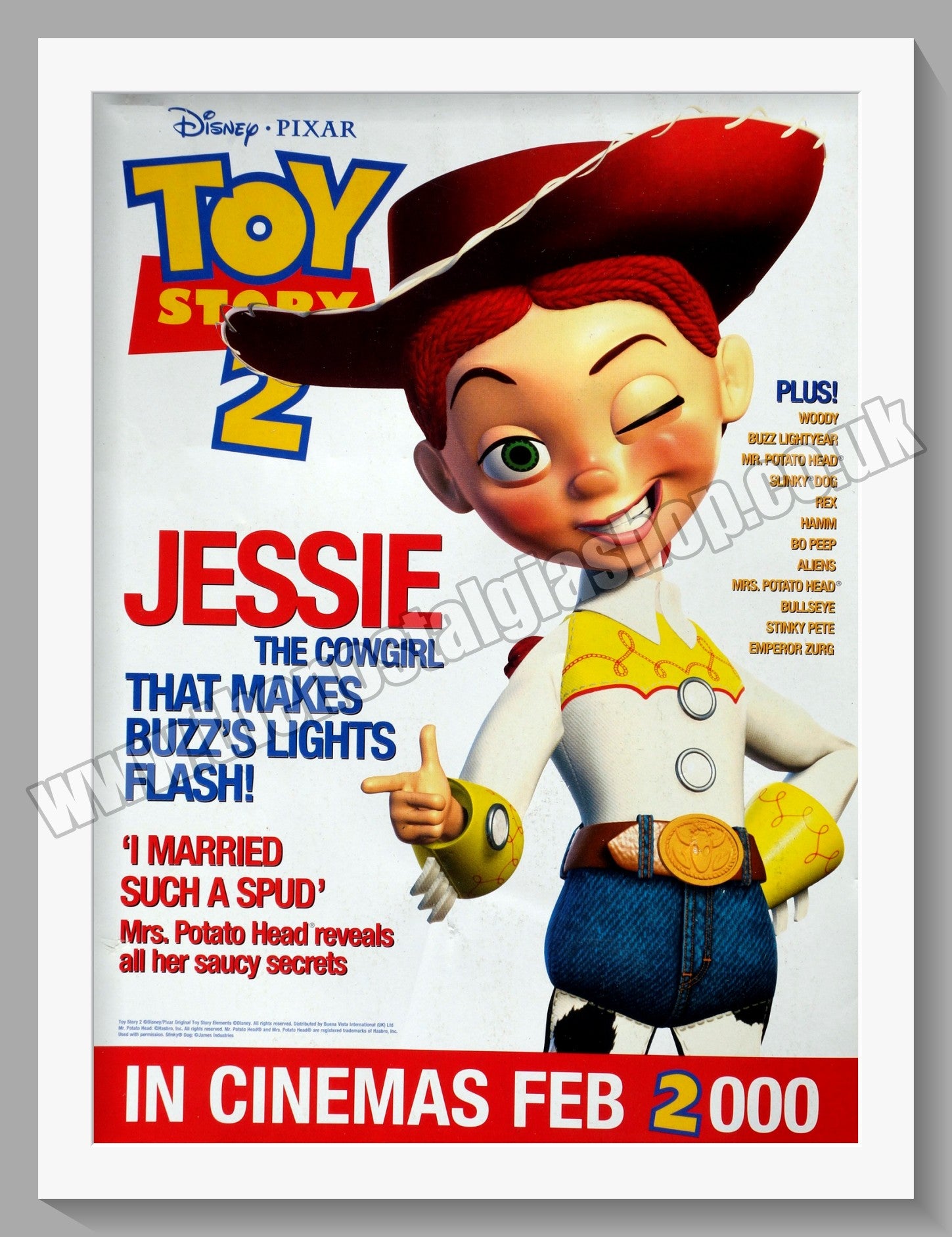 RARE 12CM DISNEY Original Toy Story Jessie Cowgirl Doux Distributeur RARE 12CM DISNEY Original Toy Story Jessie Cowgirl Doux Distributeur