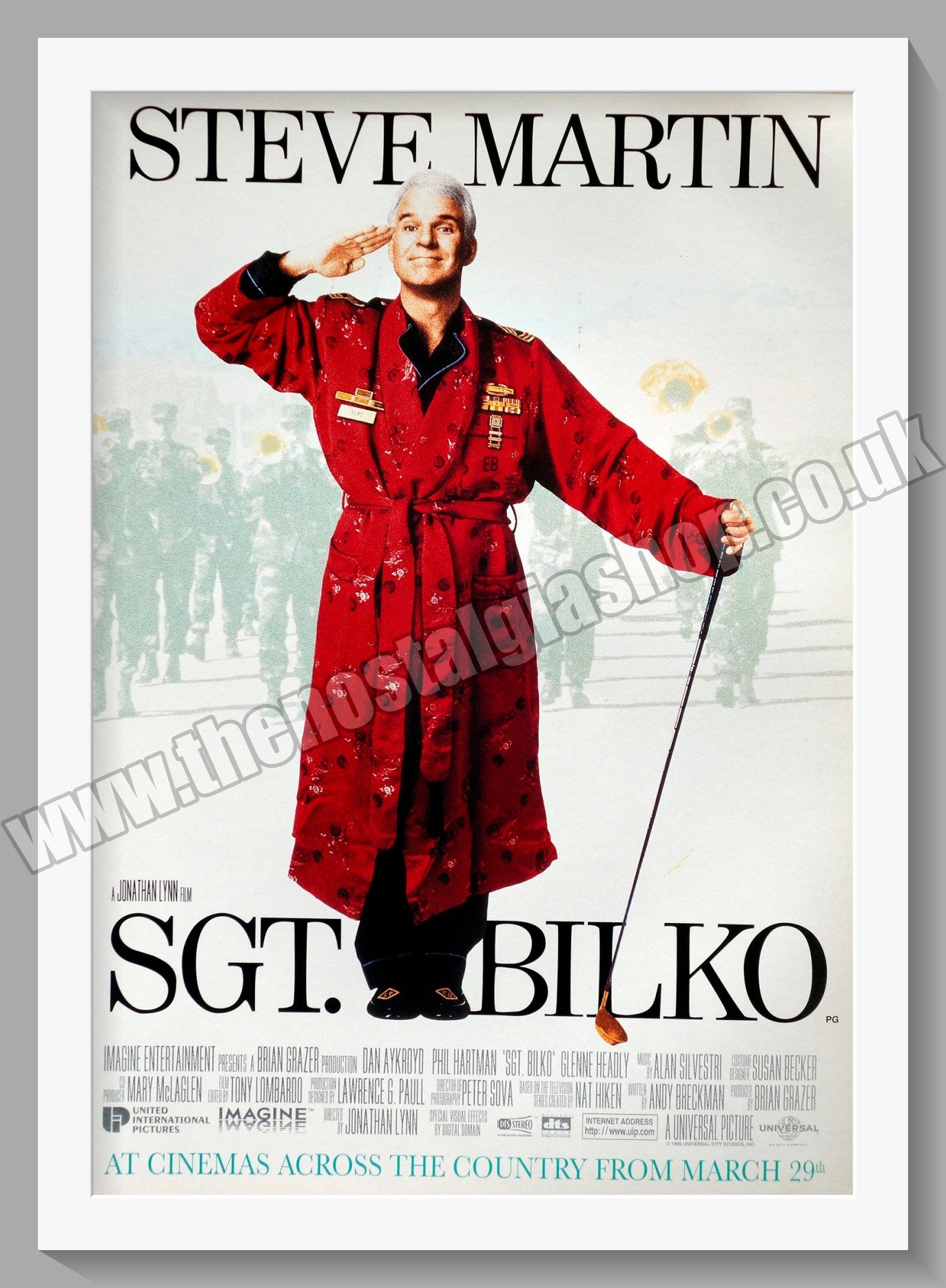 Sgt Bilko Steve Martin. 1996 Original Advert (ref AD58858)