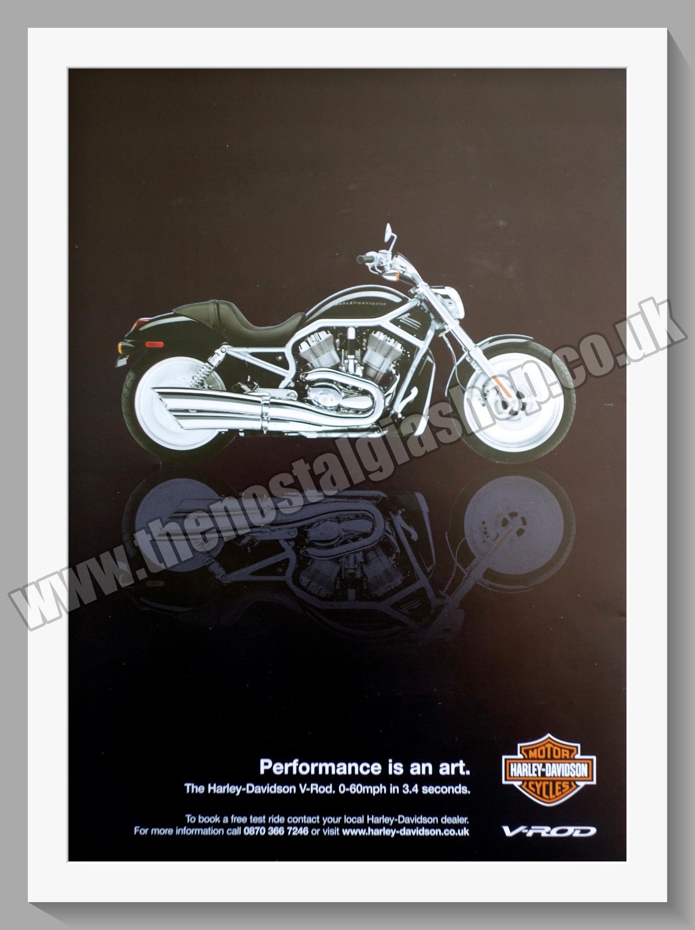 Harley Davidson V-Rod Motorcycles. Original Advert 2004 (ref AD58428)