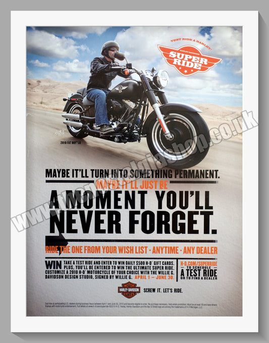 Harley Davidson Motorcycles. Original Advert 2011 (ref AD58439)