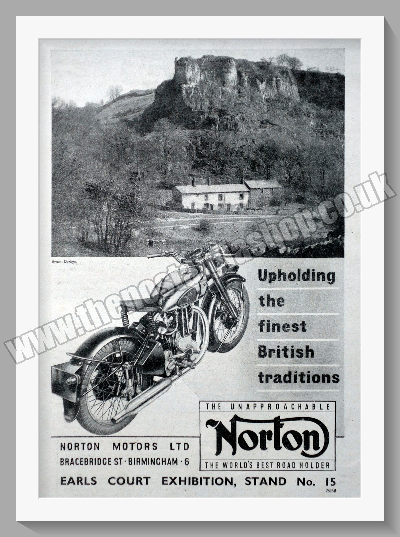 Norton Motorcycles. Original Advert 1948 (ref AD58476)