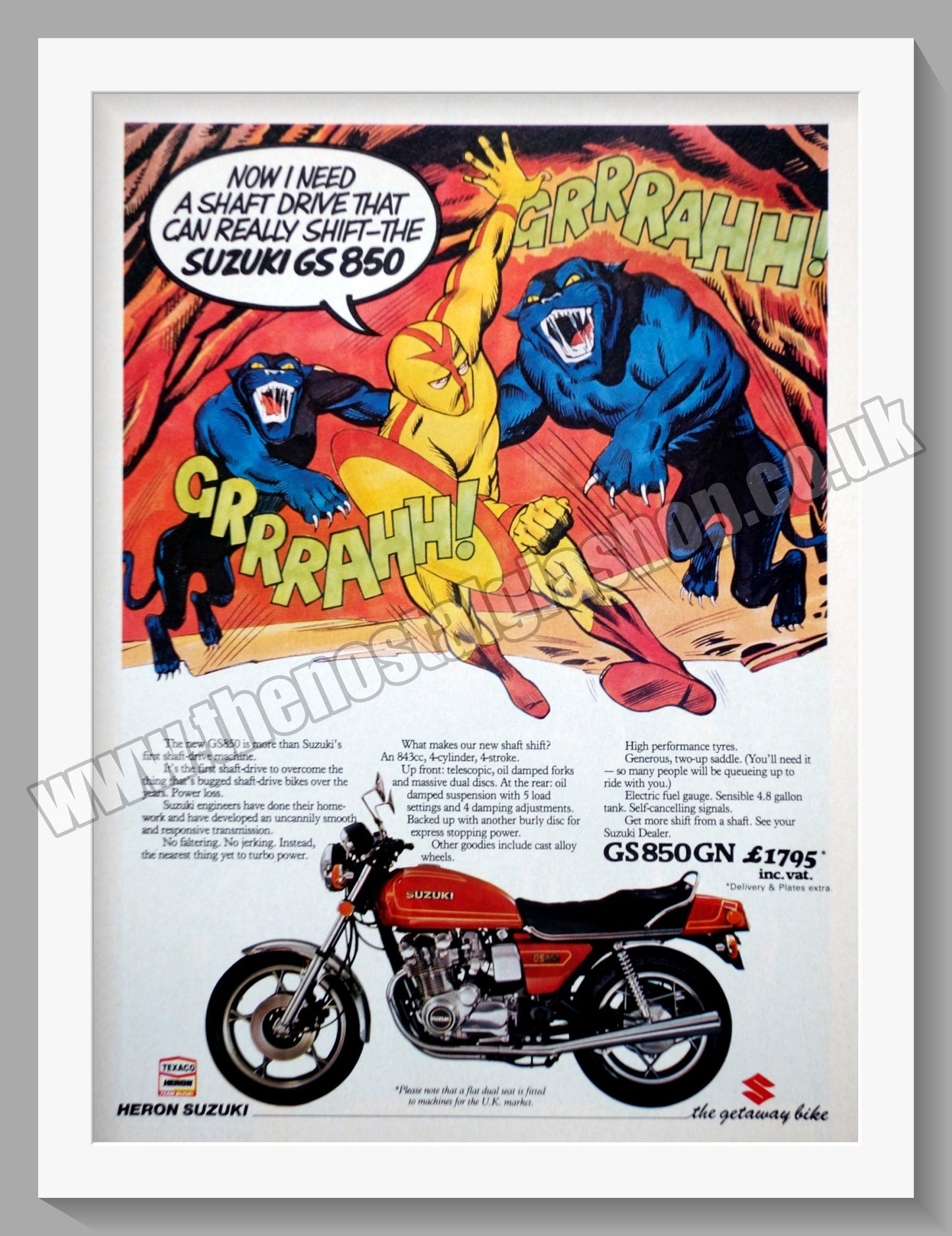 Suzuki GS 850GN. Original advert 1979 (ref AD58796)