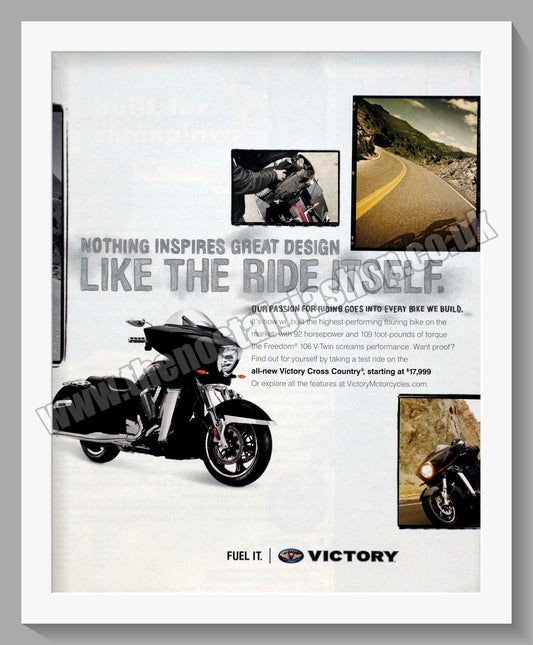 Victory Motorcycles. Original Advert 2011 (ref AD58963)