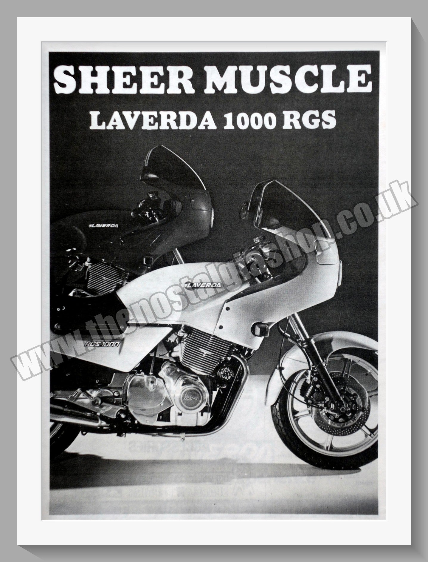 Laverda 1000 RGS Motorcycles. Original advert 1983 (ref AD60096)