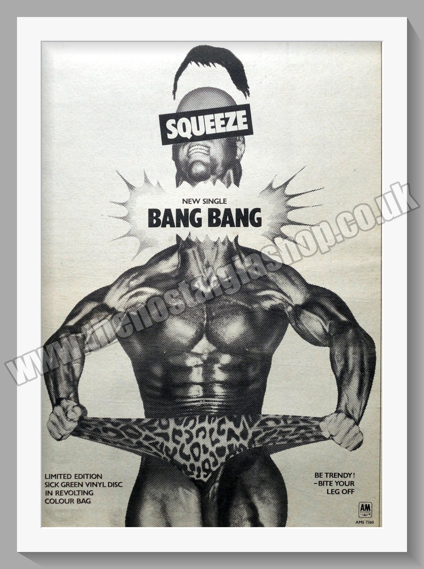 Squeeze Bang Bang. Original Advert 1978 (ref AD14763)
