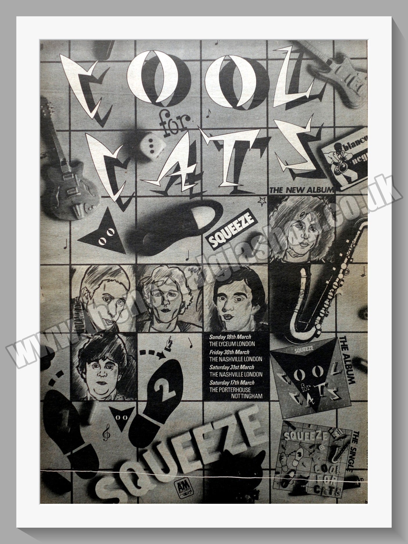 Squeeze Cool For Cats. Original Advert 1979 (ref AD14764)