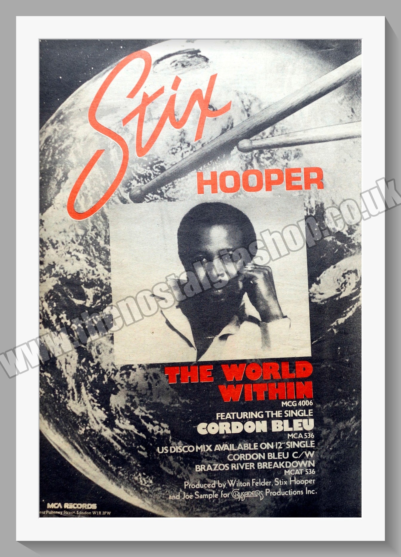 Stix Hooper The World Within. Original Advert 1979 (ref AD14793)