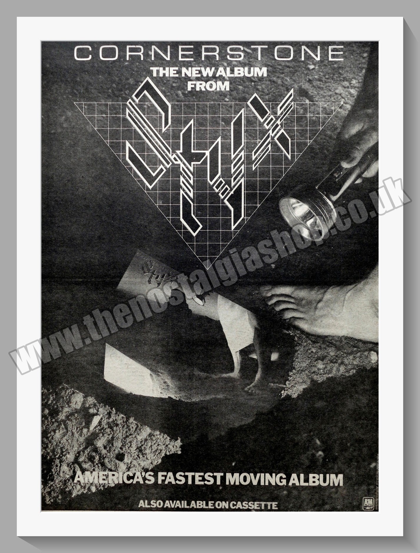 Styx Corner Stone. Original Advert 1979 (ref AD14816)