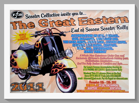 The Great Eastern Scooter Rally 2011. Original Advert (ref AD60033)
