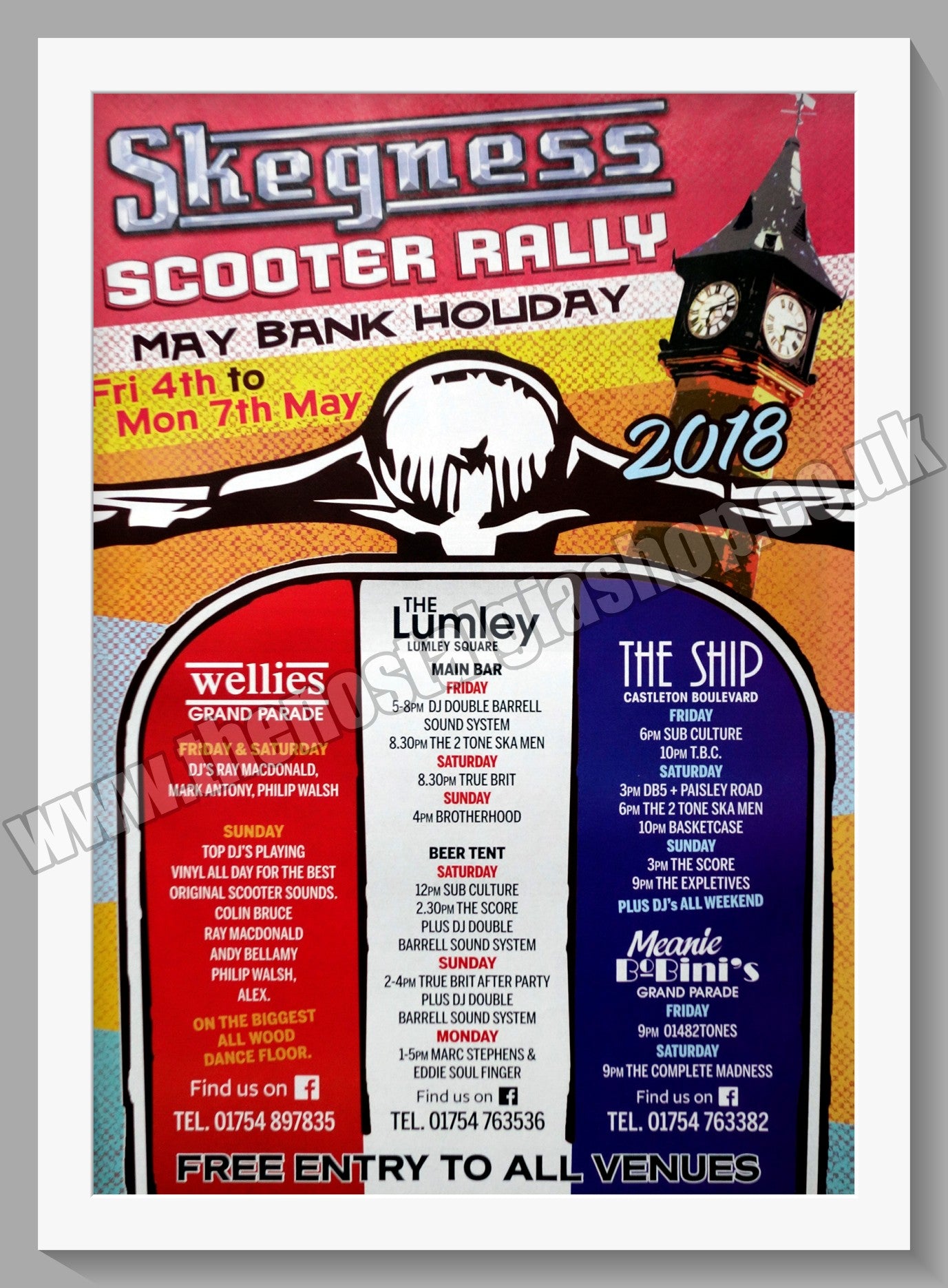 Skegness Scooter Rally 2018. Original Advert (ref AD60046)