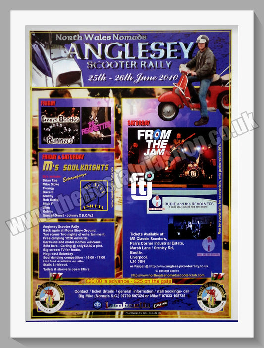 Anglesey Scooter Rally. 2010. Original Advert (ref AD60147)