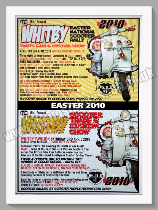 Whitby Scooter Rally 2010. Original Advert (ref AD60193)