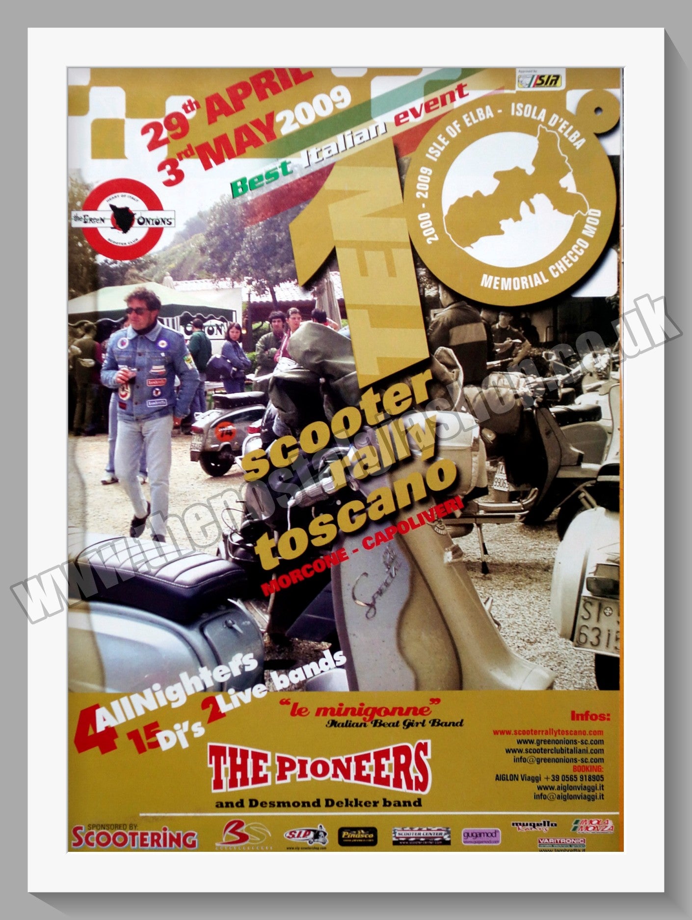 Toscano Scooter Rally 2009. Italy. Original Advert (ref AD60242)