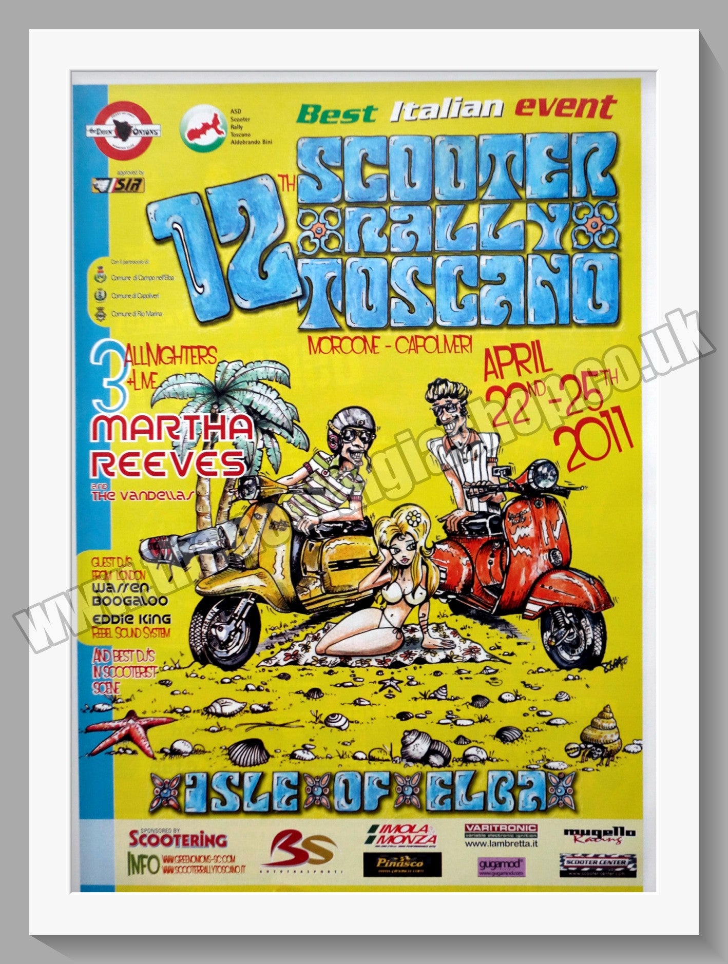 Toscano Scooter Rally 2011. Italy. Original Advert (ref AD60244)
