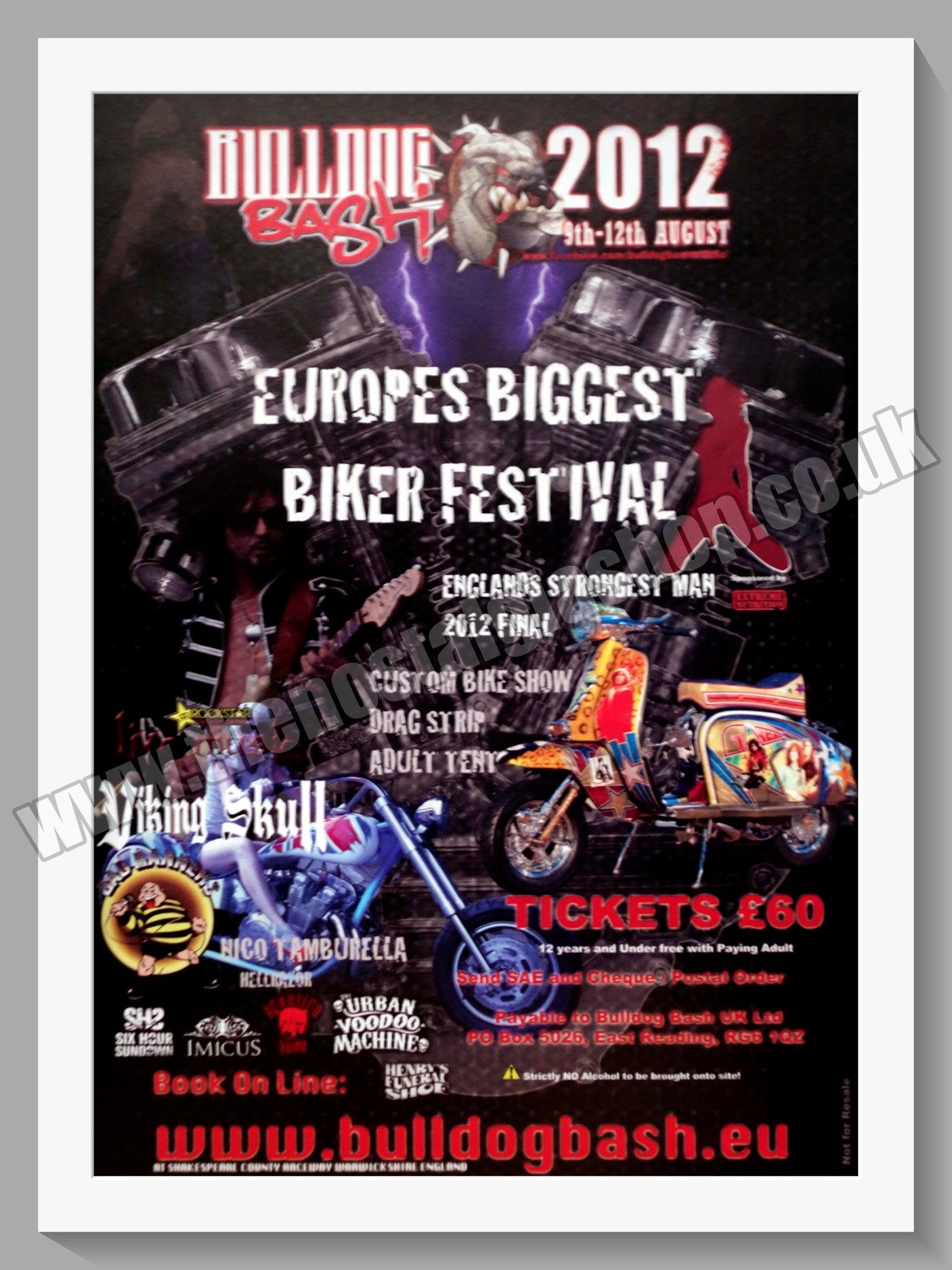 Bulldog Bash. 2012. Original Advert (ref AD60327)