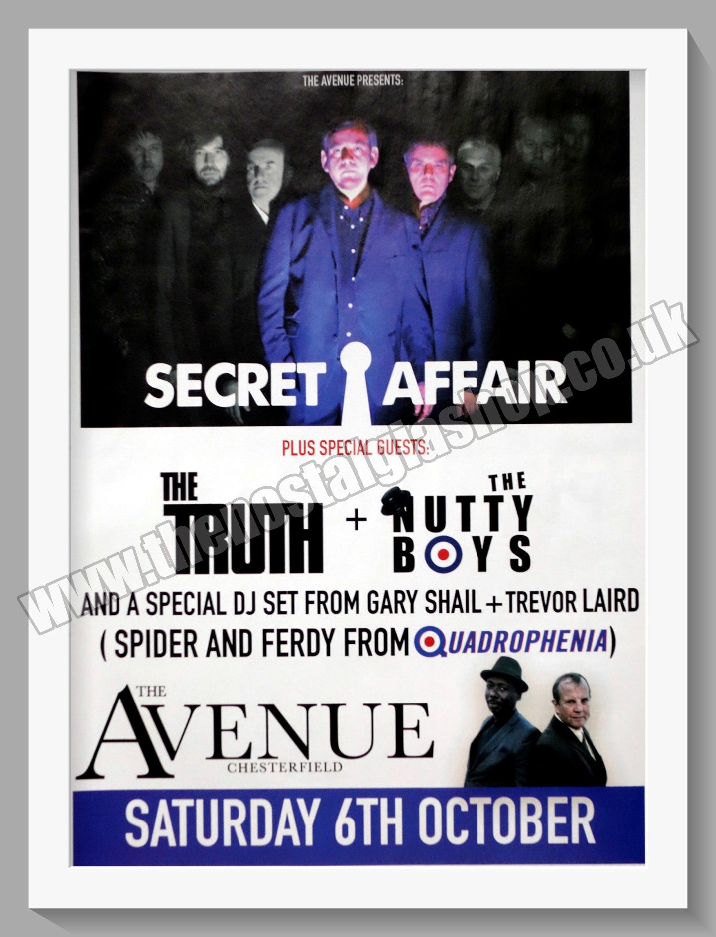 Secret Affair. The Avenue, Chesterfield UK Show. Original Vintage Advert 2018 (ref AD60352)