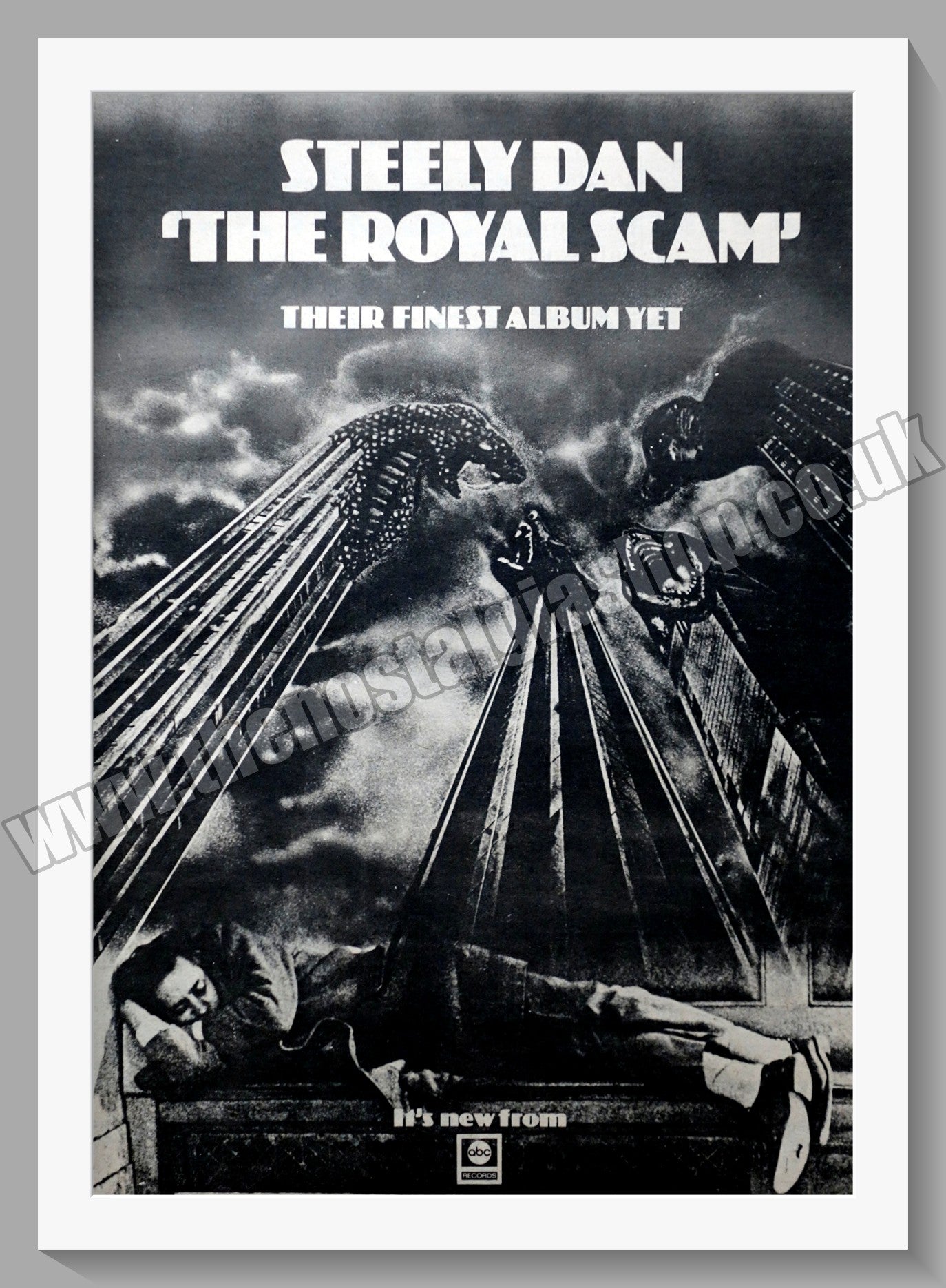 Steely Dan The Royal Scam. Original Advert 1976 (ref AD14889)