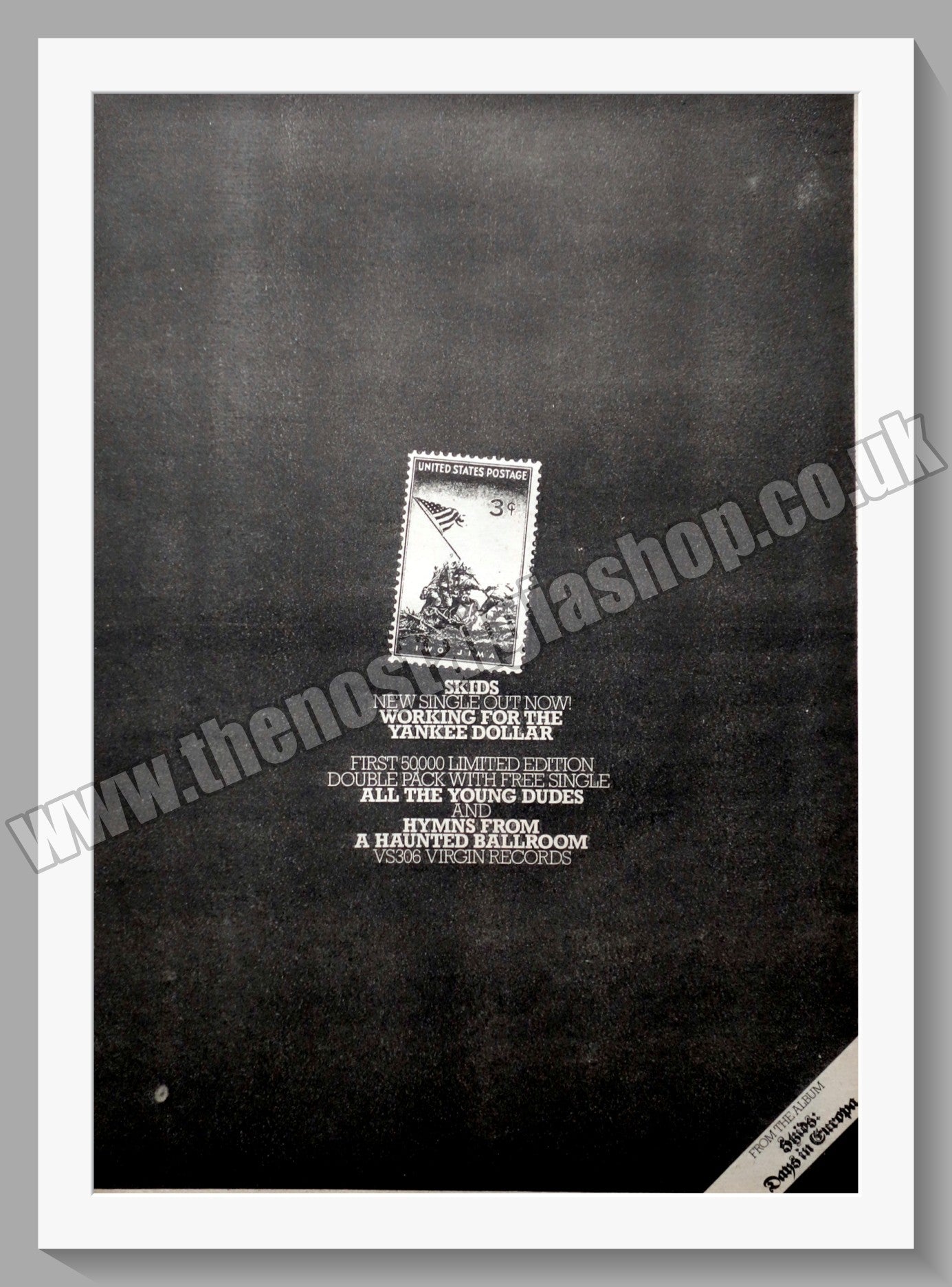 Skids Working For The Yankee Dollar. Original Advert 1979 (ref AD14925)